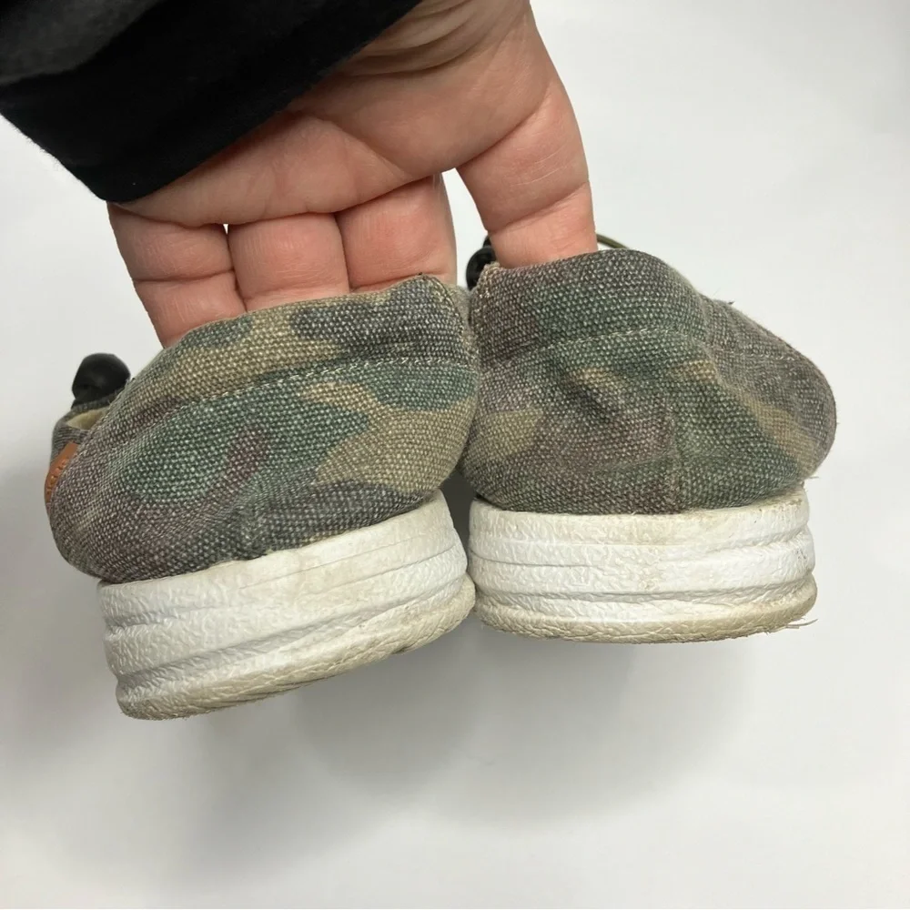 Corky’s kayak camouflage canvas‎ loafers size 9